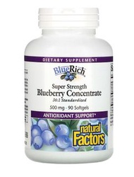 *現貨（幫助眼睛健康）Natural Factors 高效濃縮藍莓 90粒