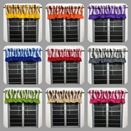 Wavy Spiral Valance Curtain for Windows 18 Inches x 59 Inches