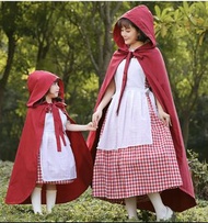 成人小紅帽紅色斗篷連帽cos服