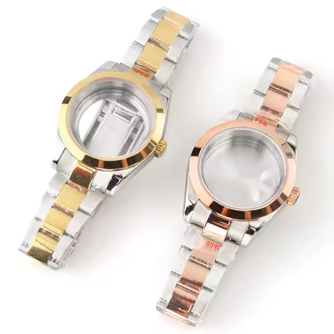 36mm/39mm Watch Case NH35 Watch Accessories Stainless Steel For Datejust Seiko NH35 NH36 Movement Po