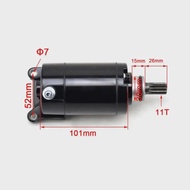 11Teeth CB250 Starter Motor 11T Motorcycle For CB200 250cc 200CC CQR250 KAYO T4 K5 Engine LONGCIN MX