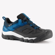 QUECHUA 兒童綁帶防水登山健行鞋 CROSSROCK－藍色