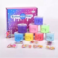 Slime Butter Fluffy Set Food Cotton Candy Cloud Slime Kit with Charm