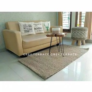 Plain square Rug 80*150