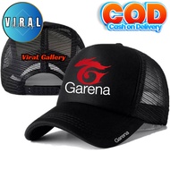 ViraL Gallery GARENA Trucker Hat - GARENA Logo Distro Hat - Premium GARENA Hat - Adult Men's Hat - O