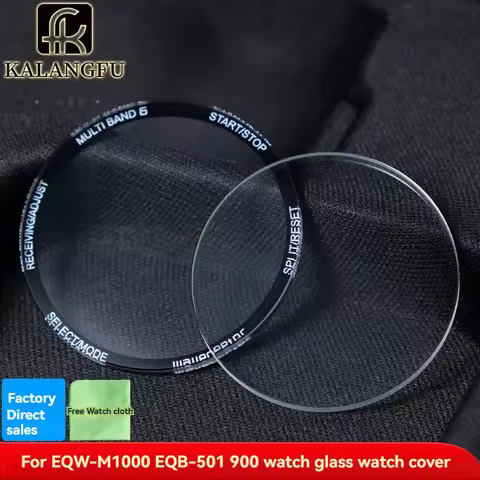 For Casio EQW-M1000 EQW-M710/A1110/EQB EQS-500 EQB-501 900 Series Mineral Glass Watch Mirror Cover W