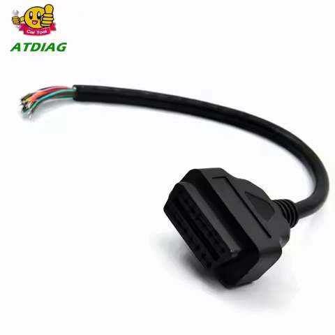 OBD OBD2 16Pin Female Extension Opening Cable Car Diagnostic Interface Connector OBD II Female Conve