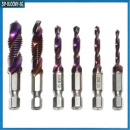【1.15】 Tap Drill Bit Hex Shank HSS Screw Bit Screw Machine Compound Tap For M3-M10