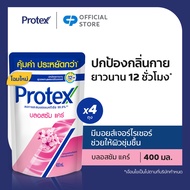 โพรเทคส์ บลอสซัม แคร์ ถุงเติม 400 มล. รวม 4 ถุง ช่วยให้ผิวชุ่มชื้น (สบู่, ครีมอาบน้ำ) Protex Blossom Care Shower Cream 400 ml Refill x4 Helps Moisturize Skin