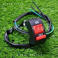 Handlebar Switch On / Off Button Universal Naked & Touring Bike Suis Lampu Headlamp & LED Light Cont