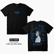 Hard Rock mens T-shirt printed T shirt short sleeve shirt casual Baju lelaki clothes round neck COD