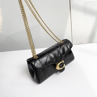 Lady TABBY 26th model genuine sheepskin diamond-patterned quilted shoulder bag - versatile and fashi