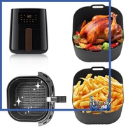 【2026HOT】2 Pcs Silicone Air Fryer Liner Non-stick Baskets for HD9252 HD9200 HD9255
