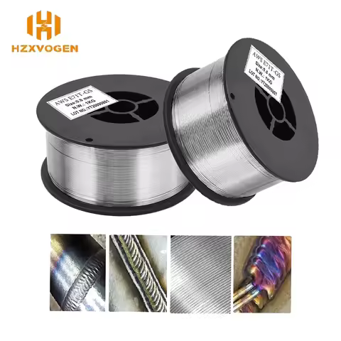 HZXVOGEN 0.8mm 1KG Flux Cored Welding Wire Gasless MIG Wire Carbon Steel Welding Iron Welding Welder