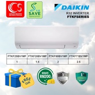 [SAVE 4.0] DAIKIN STANDARD INVERTER AIRCOND 4 STAR Air Conditioner FTKF25B 1HP / FTKF35B 1.5HP / FTKF50B 2HP / FTKF71B 2.5HP