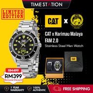 Caterpillar CAT x Harimau Malaya FAM 2.0 Stainless Steel Analog Watch Men Watch Limited Edition Jam 