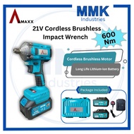 [600Nm] AMAXX 21V Cordless Brushless Impact Wrench