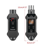 Microphone Wireless System XLR Transmitter & Receiver for Dynamic Mic Audio Mixer