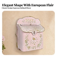 Metal Mailbox Shielded Flap Vintage Metal Mailbox Decorative Post Box