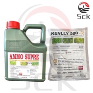 (SET)Ammo Supre 4L + kenlly200 250g|Racun Rumput Lalang&Rumput |Racun Serap|Anak kayu