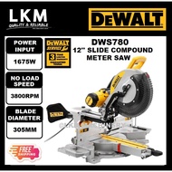 DEWALT DWS780 SLIDE COMPOUND MITRE SAW 1675W 1900-3800RPM 305MM