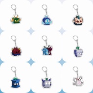 6CM game Blox Fruits Acrylic Keychain Model Cosplay Characters Ornament Accessories Goods Collection