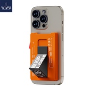 WWWU กระเป๋าสตางค์แม่เหล็กติดโทรศัพท์ปรับระดับได้15/14ขาตั้งสำหรับ iPhone 6ใบใช้ได้กับโทรศัพท์ทุกรุ่นที่มี Magsafe