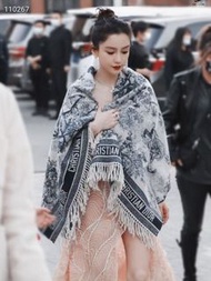 Dior Cashmere Scarf Animal Printed Shawl / Scarf /羊絨圍巾 動物印花披肩/圍巾 (80cm x 170cm)