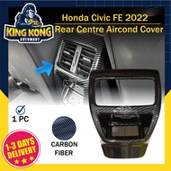 Honda Civic 2022 Rear Aircond Console Carbon Cover Rear Aircond Vent Cover 11th Gen Honda Civic FE 2