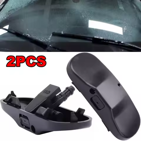 2PCS Car Front spray glass water nozzle For Audi A1 A3 A4 A5 A6 A7 A8 Q3 Q5 Q7 Passat B7 B8 CC Caddy