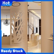 KDCL- Mirror Decal Self Adhesive Flexible Waterproof Reflect Clear Home Decoration Square Shape Bathroom Living Room Home Mirror Sticker Home Mirror