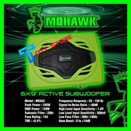 MOHAWK Car Audio ME SERIES 6x9 inch Under Seat Reflex Active Subwoofer 320W Mohawk Subwoofer/mohawk woofer