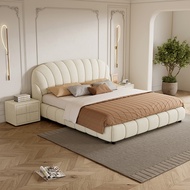 Homie เตียงนอน fabric bed Bedroom pu Furniture เตียงติดพื้น 1.5m 1.8m HM2030