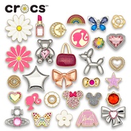 cross jibbitz Metal Pink Barbie cross charm Shoes Accessories Shoes Flower