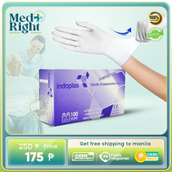 Latex Gloves Surgical & Examination Gloves | Indoplas Brand or DR CHOICE | Sizes: Small, Medium, Lar