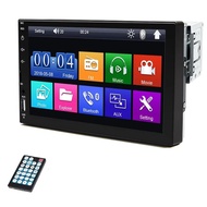 7 "รถวิทยุ 1 Din MP5 เครื่องเล่นมัลติมีเดีย HD Touch Screen Universal Autoradio ISO Power Aux อินพุต