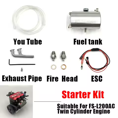 TOYAN FS L200AC Twin Cylinder Engine Starter Kit Electronic Starter Kit