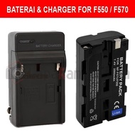 NP-F550 Battery and Charger Package / F570 - BATTERY by Blezzystore