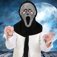 Halloween Screaming Ghost Mask Costumer Costumer Monster Mask Maskerade สำหรับงาน Carnivals Haunted