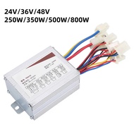 Electric Controller DC 24V/36V/48V 250W/350W/500W/800W E-Bike Motor Brushed Controller 24V Controlle