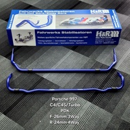 Porsche 997 C4/C4S/Turbo PDK - H&R Anti Rollbar Sway Bar Kit