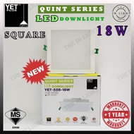[YET PLUS] YET-556-18W LED DOWNLIGHT (SQUARE) STOCK READY