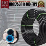 1ROLL BLACK BIO HDPE HOSE PIPE SDR 11 PVC WATERLINE / WIRINGS - 1/2 x 20mm