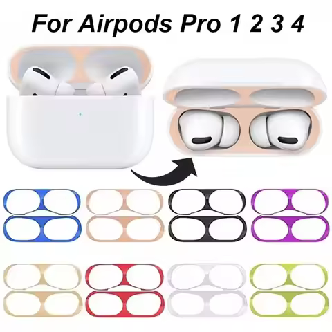 Dust-proof Scratchproof Sticker for Airpods Pro 1 2 3 4 Dust Guard Protective Earphone Film for AirP