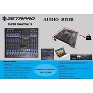 Mixer Audio Zetapro Super Phantom 12 Mixer 12 Channel Zetapro Super