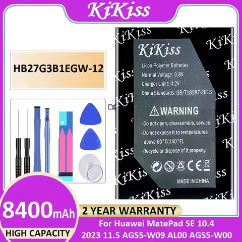Tablet Battery Fast Charging For Huawei Matepad SE 10.4 2023 11.5 AGS5-W09 AL00 AGS5-W00 HB27G3B1EGW