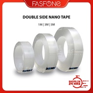 Nano Double Sided Tape / Double Sided Adhesive Tape / Washable Tape / Reusable Traceless Clear Stick