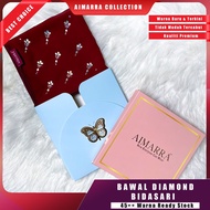 [BIDASARI] Bawal Diamond Aimarra Voile Premium Butterfly Chiffon Square Tudung Hijab