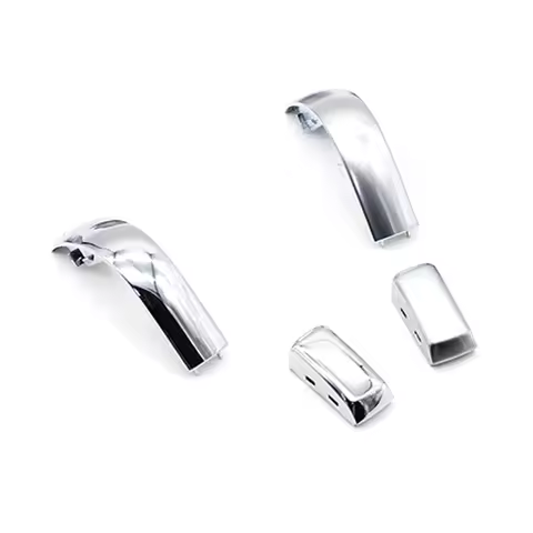 x1 Chrome Automatic Gear Shift Knob Button DSG Logo Cover Trim For VW Golf 6 7 R GTI Passat B7 CC Je