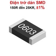 (500C) 0603 paste resistor - value 150R to 25KR, ±1%
